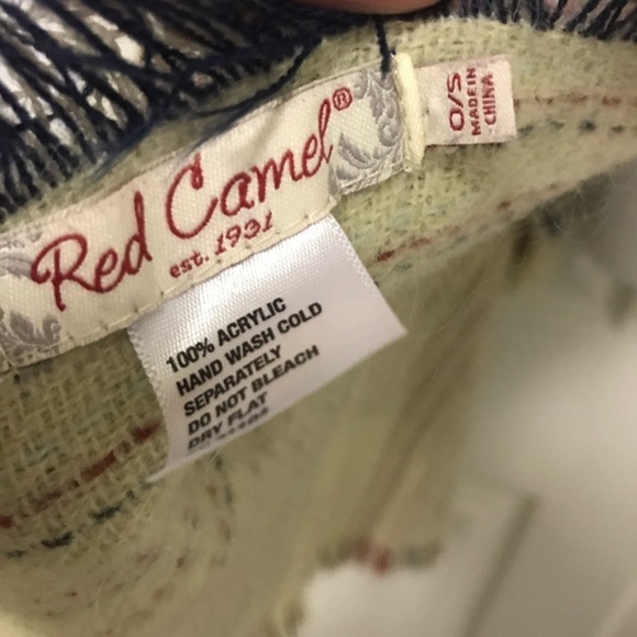 Red Camel Ladies OS Plaid Shawl Capelet‎ Scarf - Picture 4 of 7